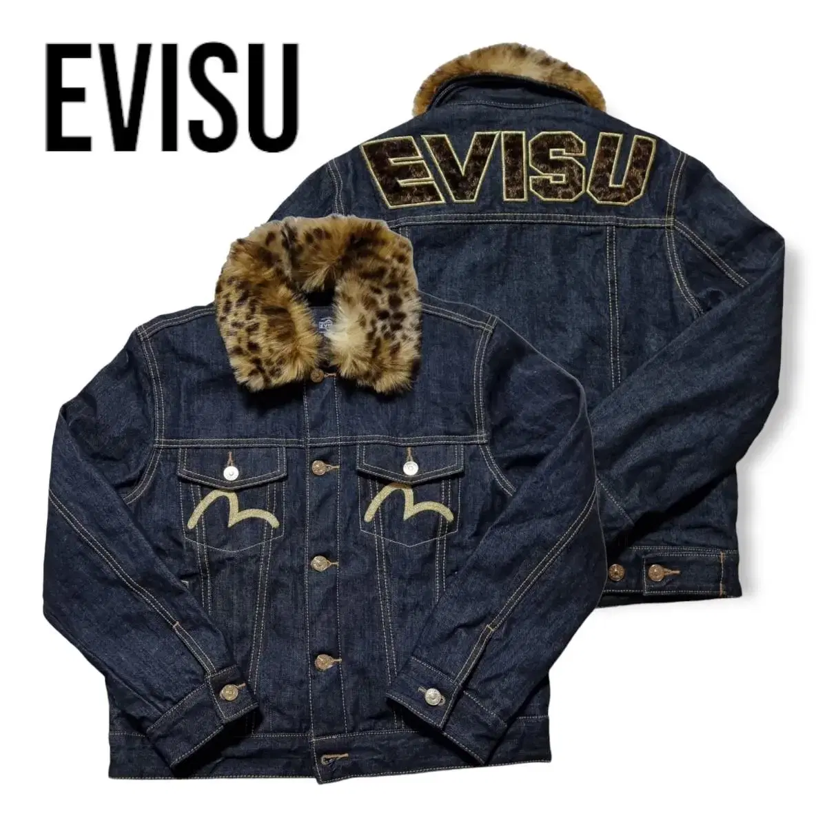 에비수데님자켓 에비수청자켓 에비수데님 evisu 리바이스청자켓 LVC